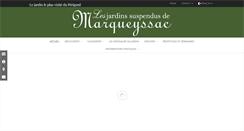 Desktop Screenshot of marqueyssac.com