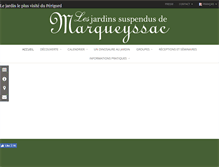 Tablet Screenshot of marqueyssac.com